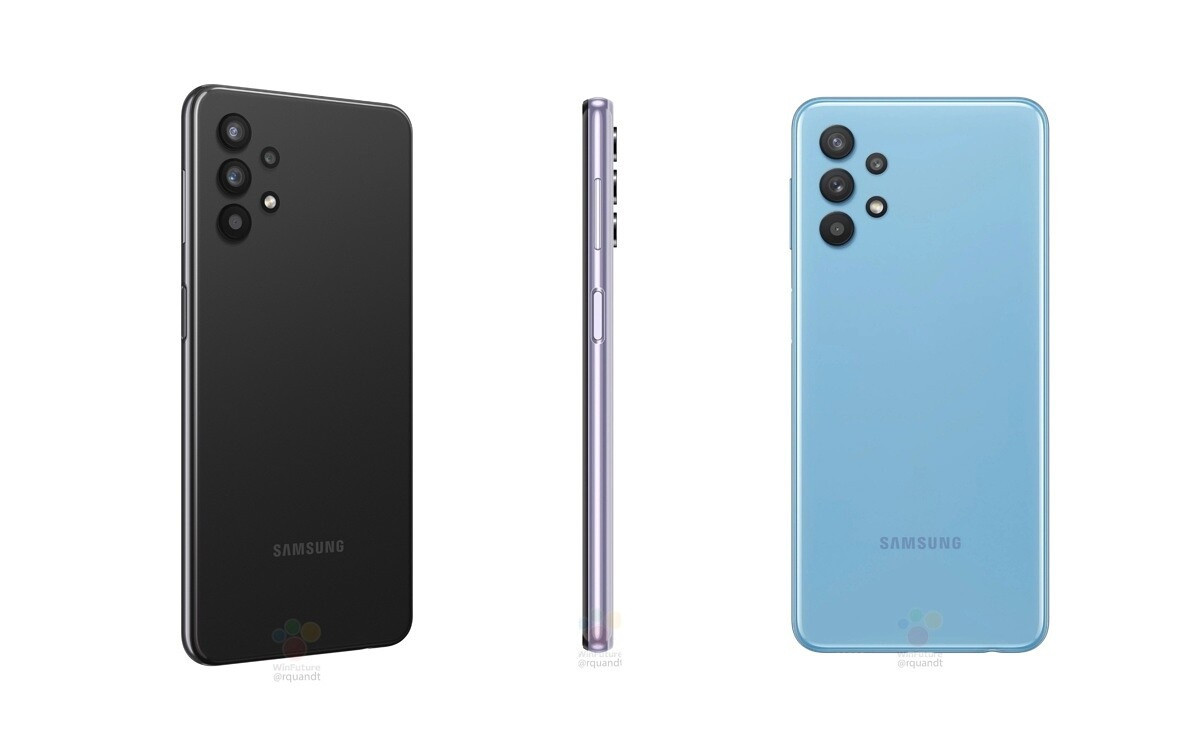 三星最便宜 5G 手机：Galaxy A32 官方渲染图曝光