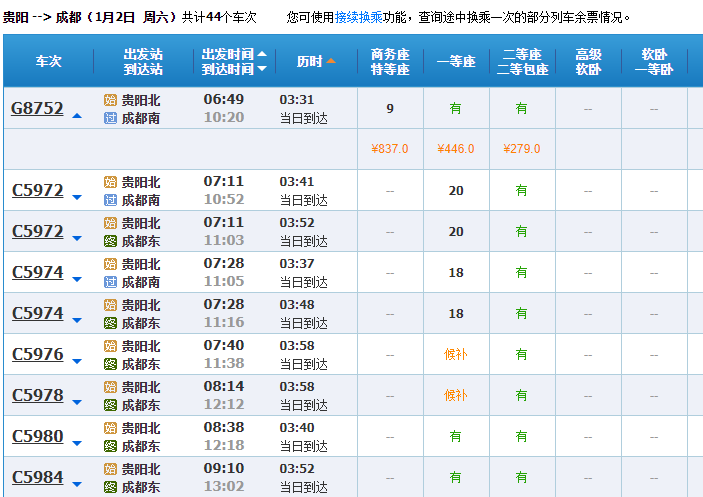 西安貴陽——廣州貴陽——深圳貴陽——上海貴陽——北京貴陽——杭州