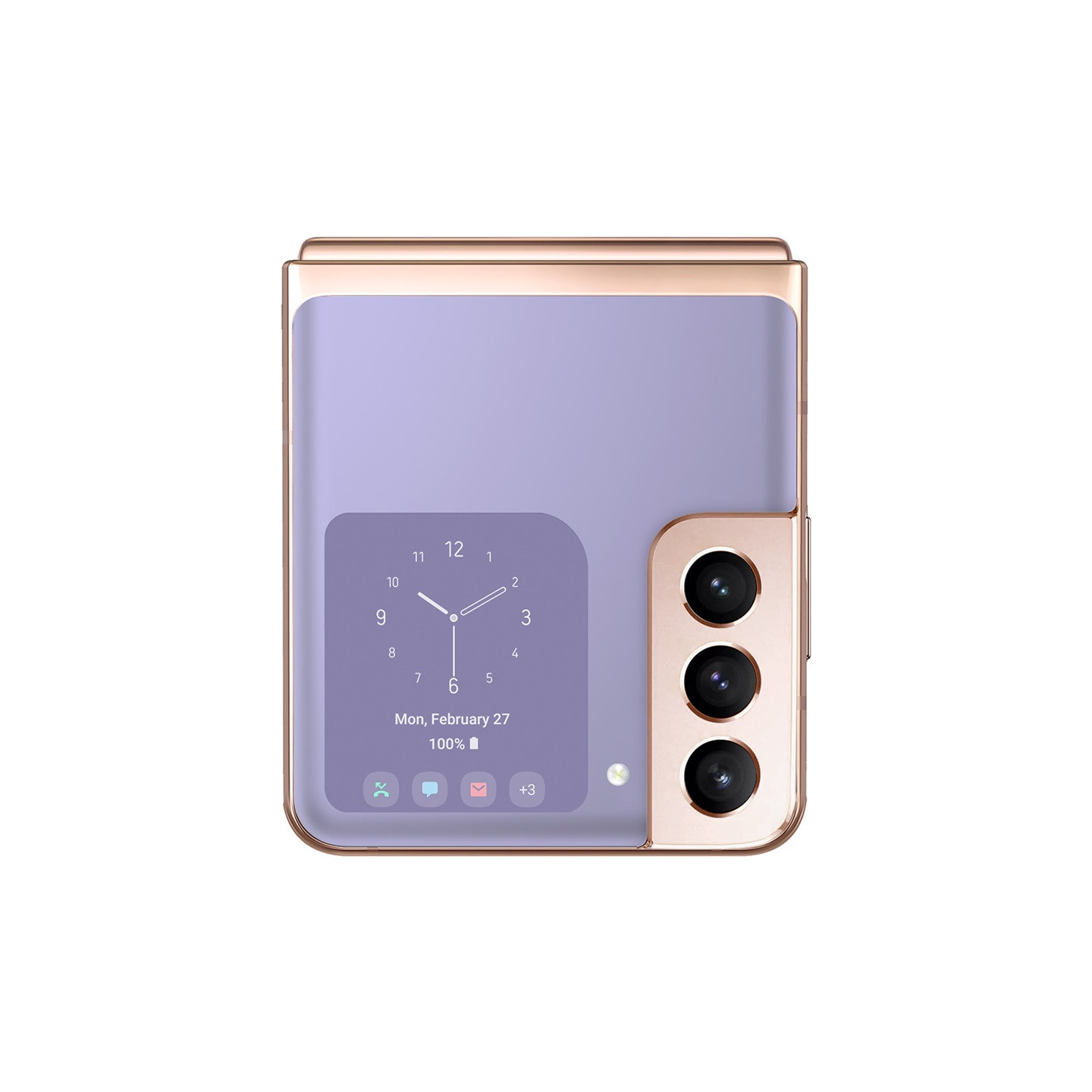 IT之家|三星Galaxy Z Flip 3渲染图出炉:类似于S21的后置镜头