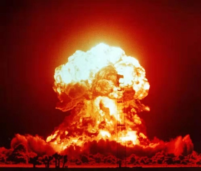 △图：原子弹爆炸图 来源：俄新社