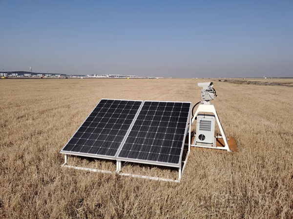 浦东机场的声波驱鸟设备(浦东机场供图)