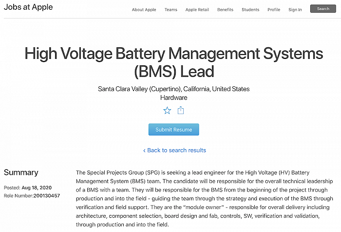 ▲苹果招聘BMS主管
