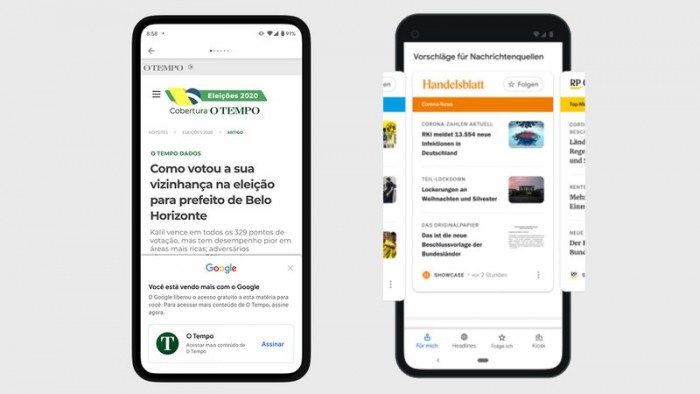 Google News Showcase新样式在阿根廷和英国推出