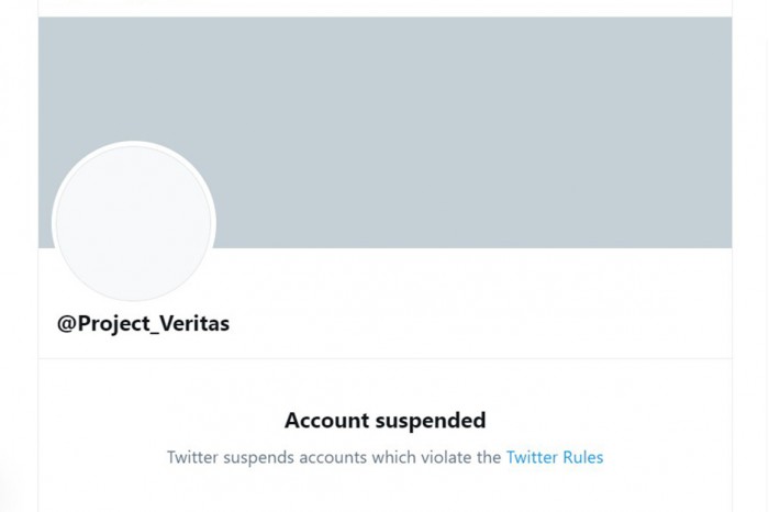 Twitter永久封禁保守派活动组织Project Veritas的账户