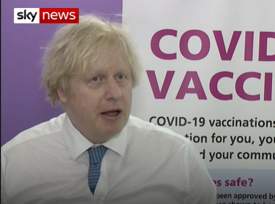 英国首相：政府解除防疫管控的计划“审慎但不可逆转”