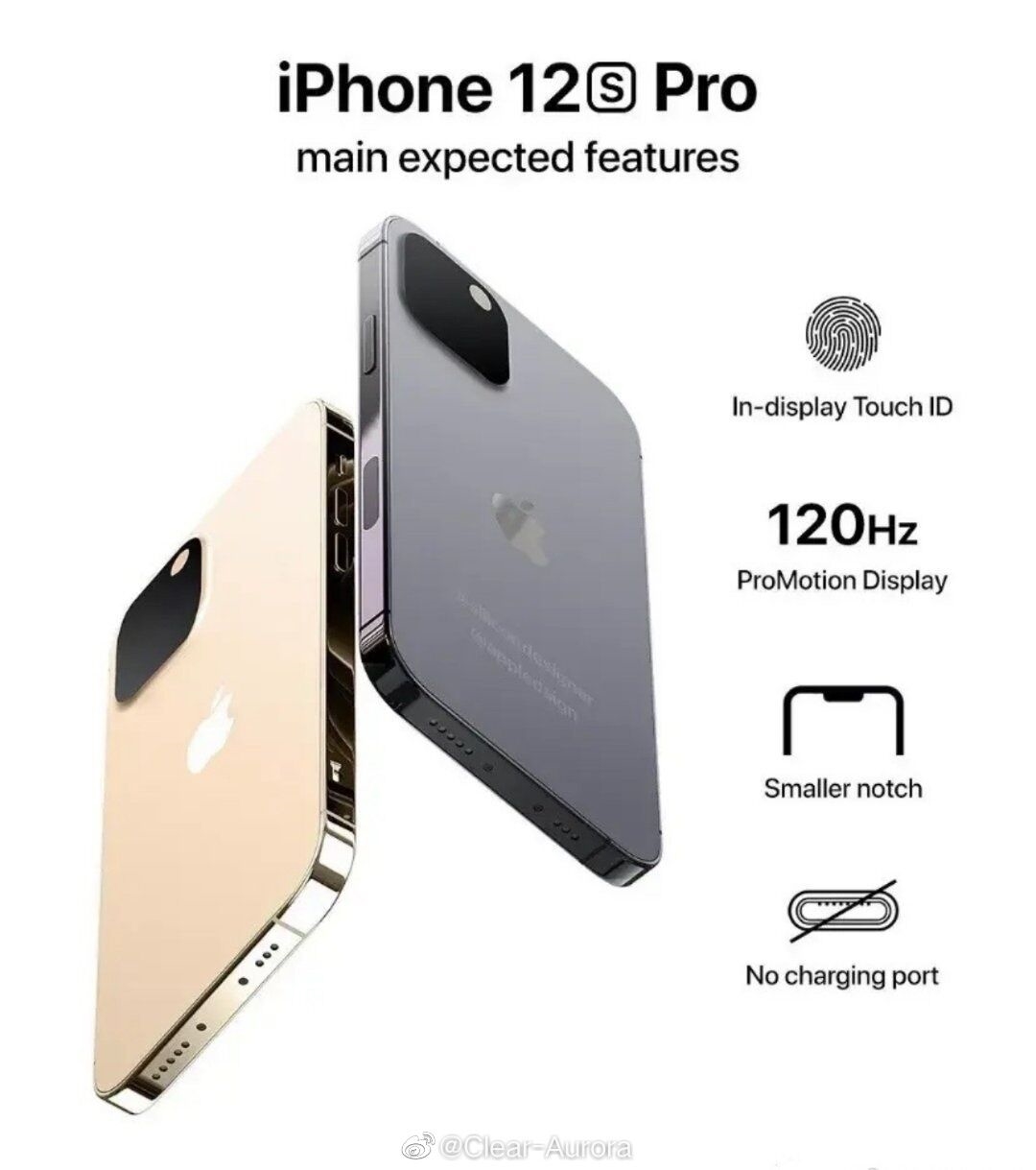 网曝iPhone12s Pro渲染图