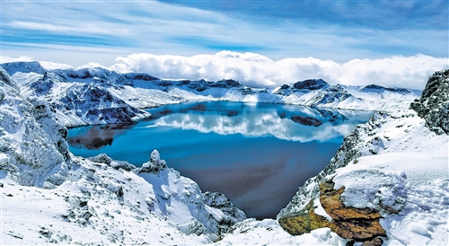 　吉林省最著名的冰雪胜地长白山。 （资料照片）