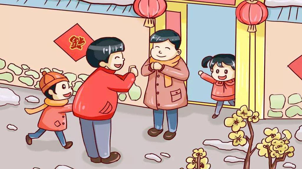 农历一月一日是中国新年,又叫春节,新年前一天是除夕,外地的学者,打工