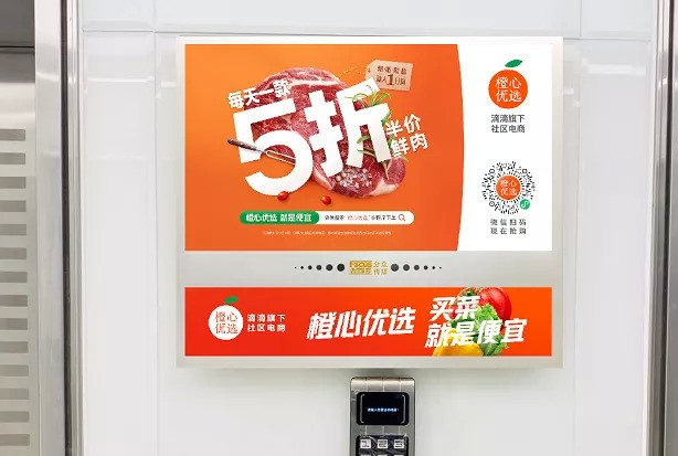 阿里系及十荟团,以及利用分众传媒电梯广告主攻一,二线城市的橙心优选