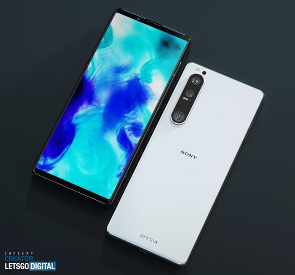 索尼xperia1mark3渲染图曝光4khdr屏幕主打娱乐