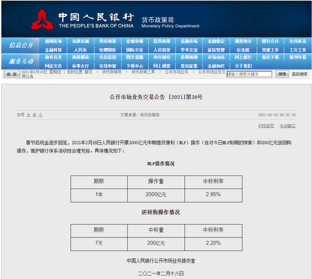 央行节后首日净回笼2600亿:有何深意?货币政策下个观察窗口在3月?