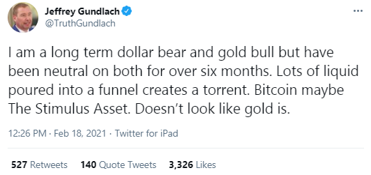 新债王：对抗“印钞机”，比特币或许比黄金更好