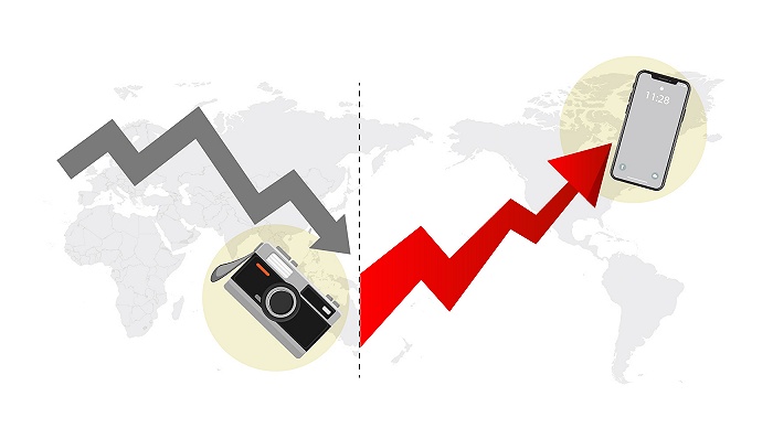 数据 | 出货量11年暴跌93%，相机真被“抛弃”了？