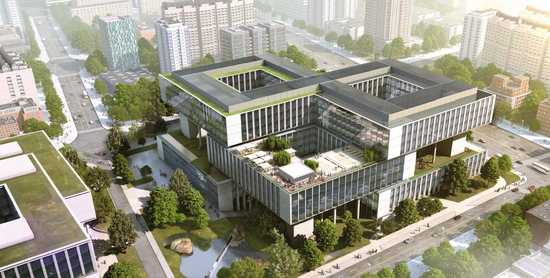 建筑设计院承担设计的京东集团西南总部大厦项目竣工交付