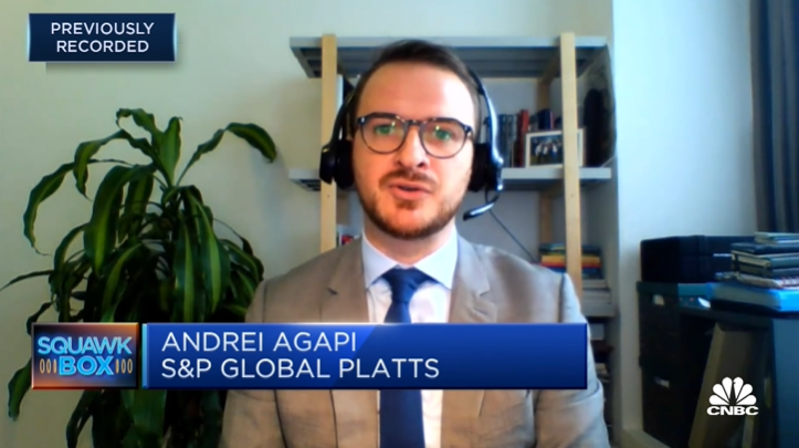 标普全球亚太农业定价副总监阿加皮，视频截图