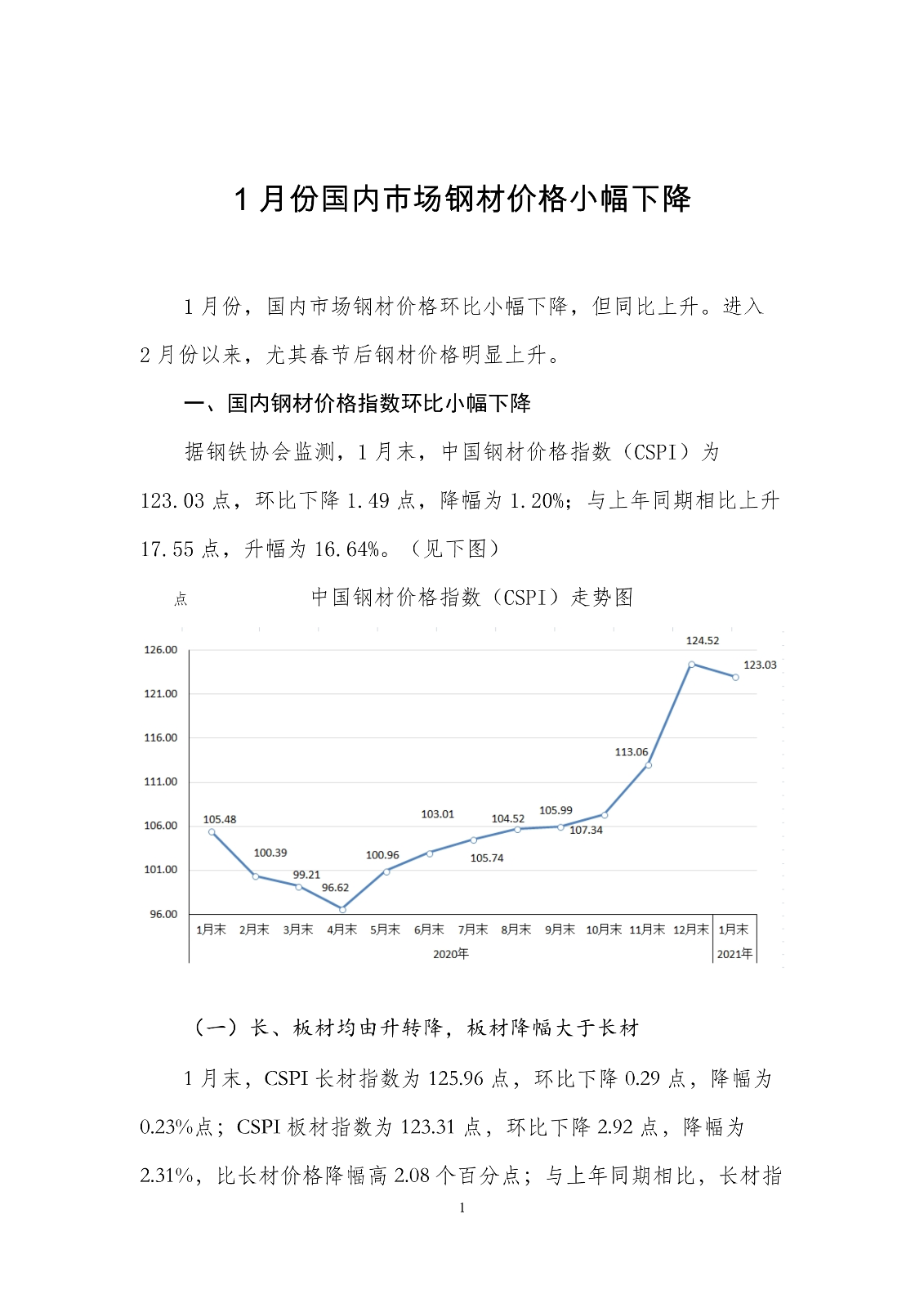 中钢协 2020年1月份国内市场钢材价格小幅下降 工业 新浪财经 新浪网