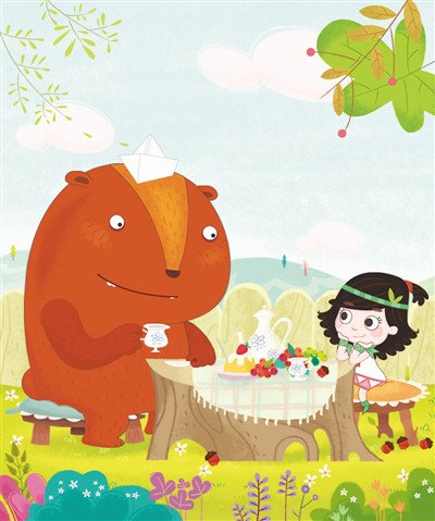 动画作品《艾米咕噜》插图.