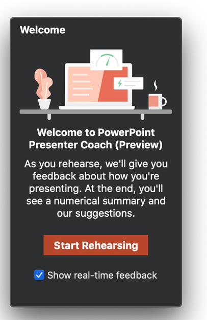 PowerPoint的演讲排练功能现在可用于内测中的Mac版Office