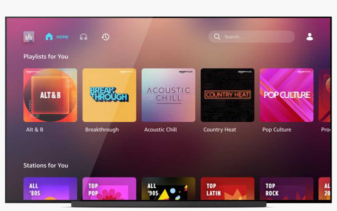 Amazon Music 来到 Google TV 和 Android TV 平台