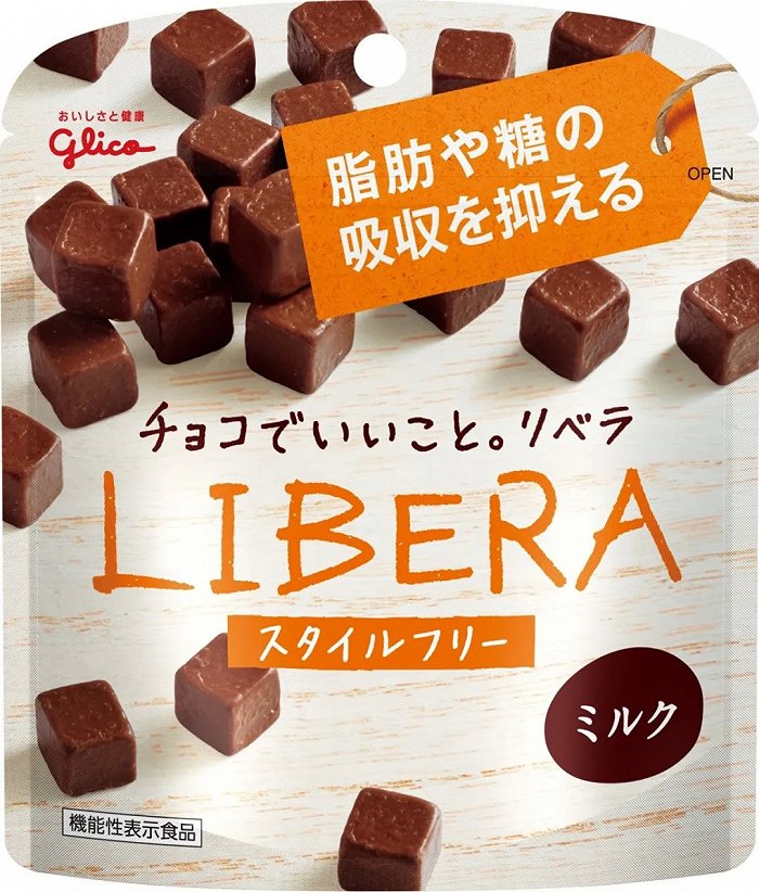 Libera巧克力；图片来源：glico官网