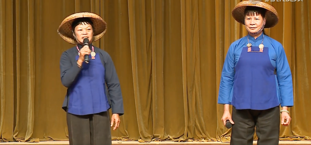 横沥镇咸水歌《膊头担伞》/视频截图