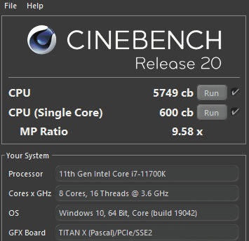 ▲Cinebench R20，图源：HardwareLuxx 论坛