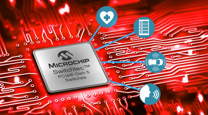 继重定时器后，Microchip宣布首批PCIe 5.0交换产品