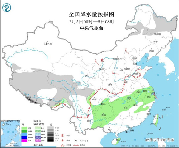 华北黄淮等地气温将创新高 长江中下游等地阴雨在线