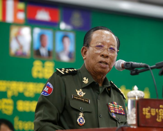 柬埔寨副首相兼国防大臣迪班（图源：新华社）
