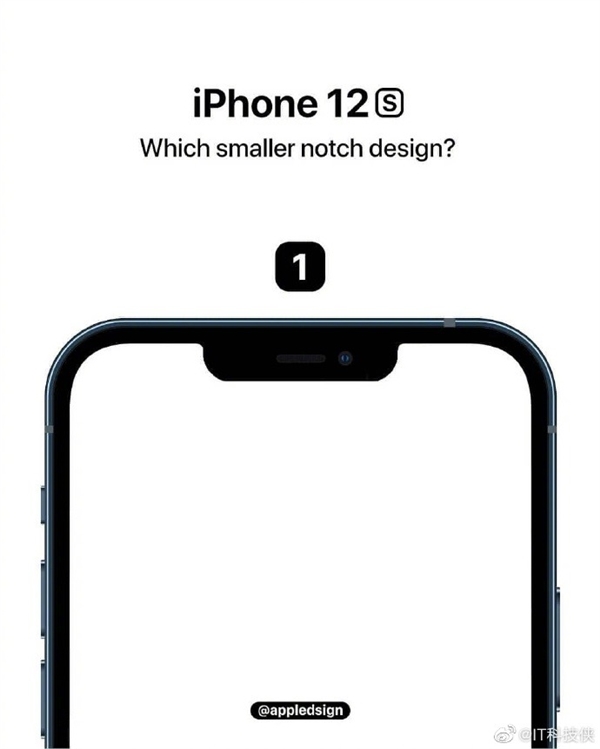 iPhone 12s两种屏幕新方案曝光：短刘海和窄刘海你选哪个？