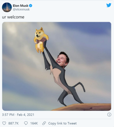 特斯拉老总深夜点赞,加密货币瞬间猛涨,外媒惊呼啥是"狗币"?|美元_新