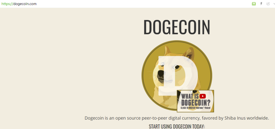 图片来源：Dogecoin.com