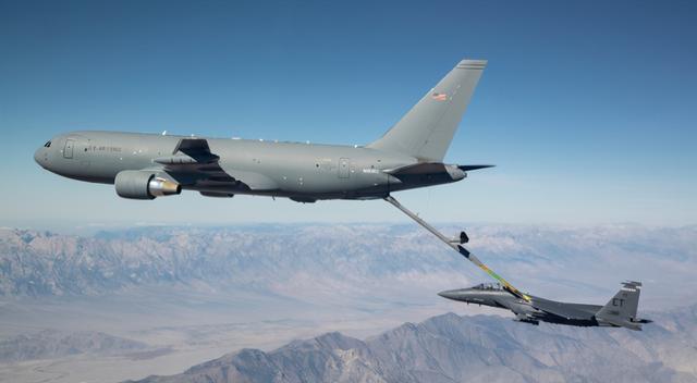图片:美国空军现役kc-46空中加油机,将安装4k高清摄像头.
