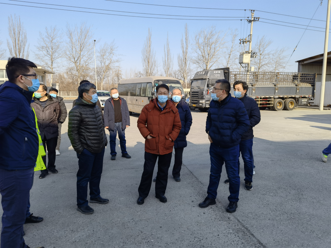 天津委领导带队开展公路春运保障疫情防控和安全生产检查工作图