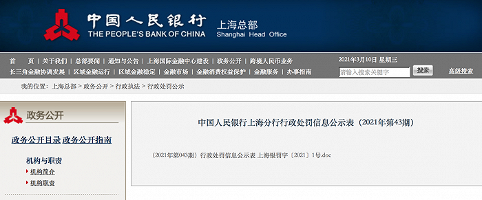 图片来源：中国人民银行上海分行