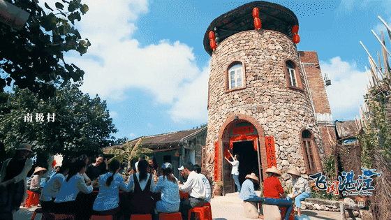 当地人用珊瑚建房子