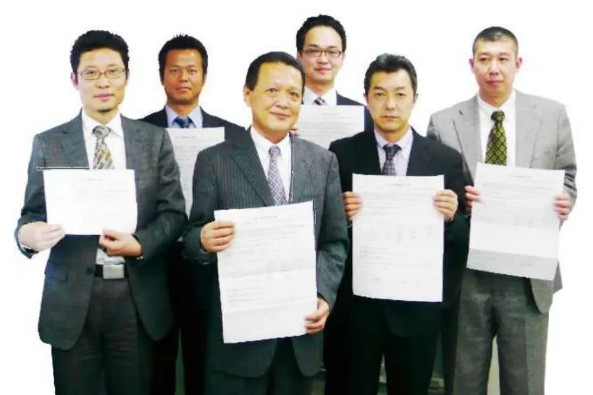 日本销售团队签订《人单合一目标经营体承诺书》