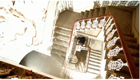 英剧中福尔摩斯构想的记忆宫殿。图片来源：BBC