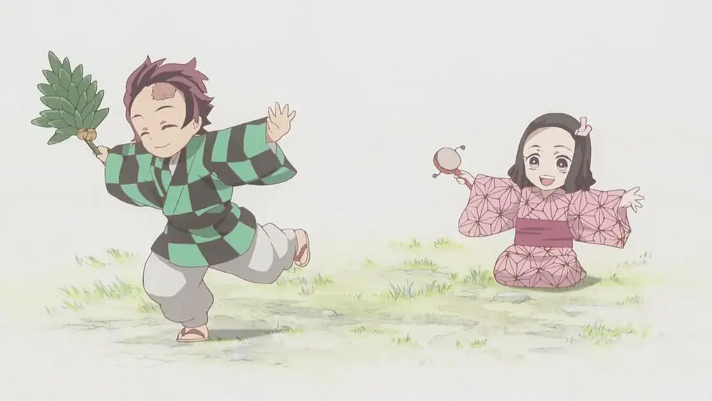 炭治郎与妹妹祢豆子