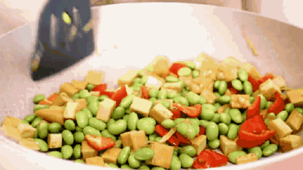 △毛豆炒萝卜干