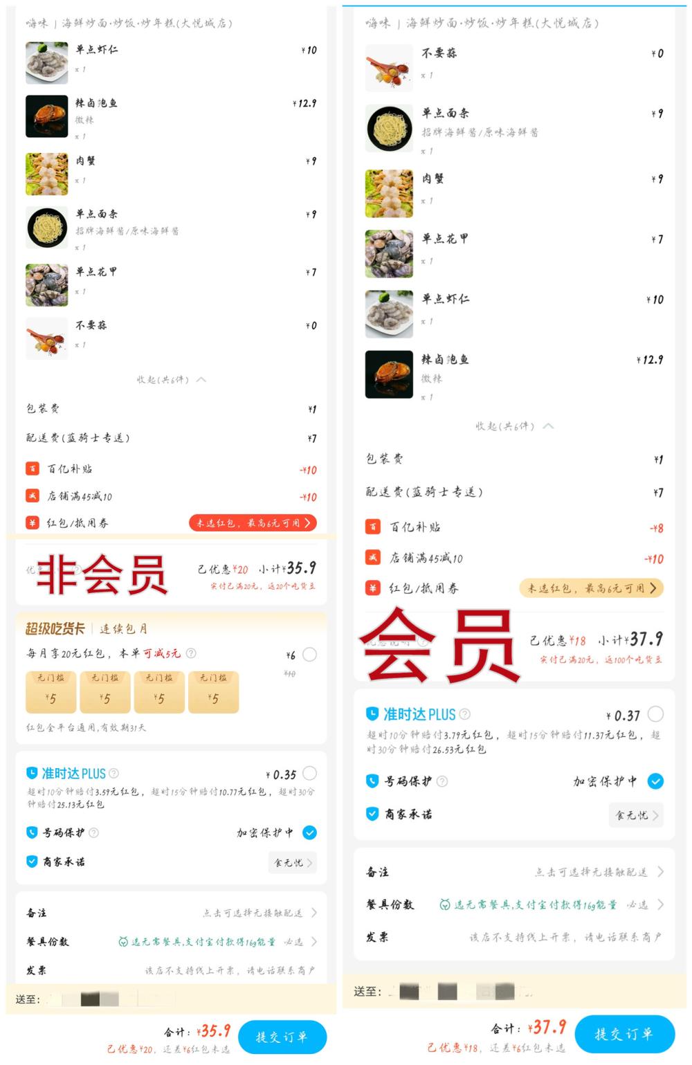 △同样的店铺，同样的商品，会员花费的反而比非会员多。