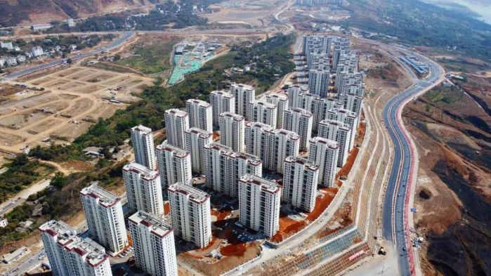 巧家县天生梁子移民集中安置点&nbsp; 本文摄影:卢忠灿