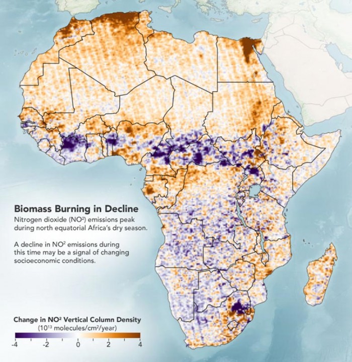 研究显示非洲部分地区空气污染意外下降