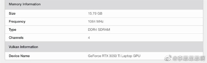 曝小米笔记本 Pro将搭载RTX 3050 Ti独显