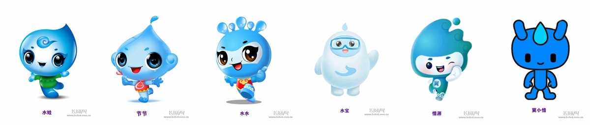 公示啦看看哪作品入围河北省节水惜水吉祥物候选最佳