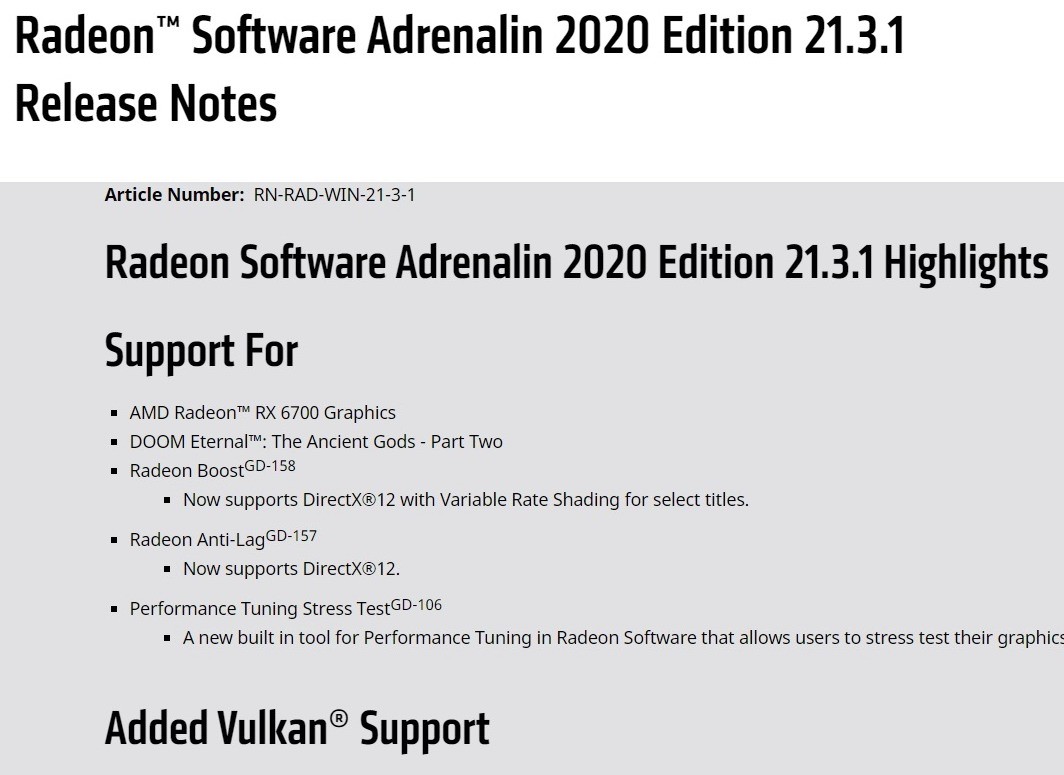 AMD发布Adrenalin 2020 Edition 21.3.1驱动 修复《2077》《轩辕剑7》Bug