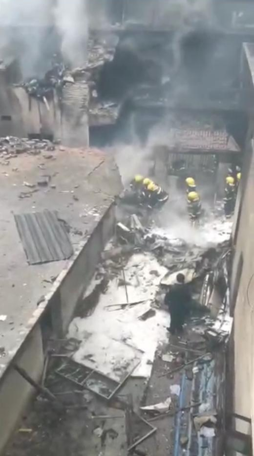 坠机现场（图源网络）