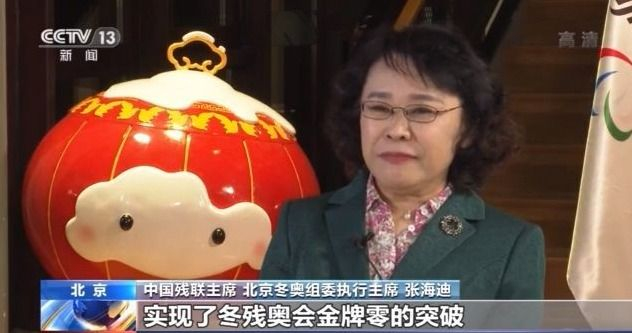 张海迪：鼓励带动更多残疾人参与冰雪活动