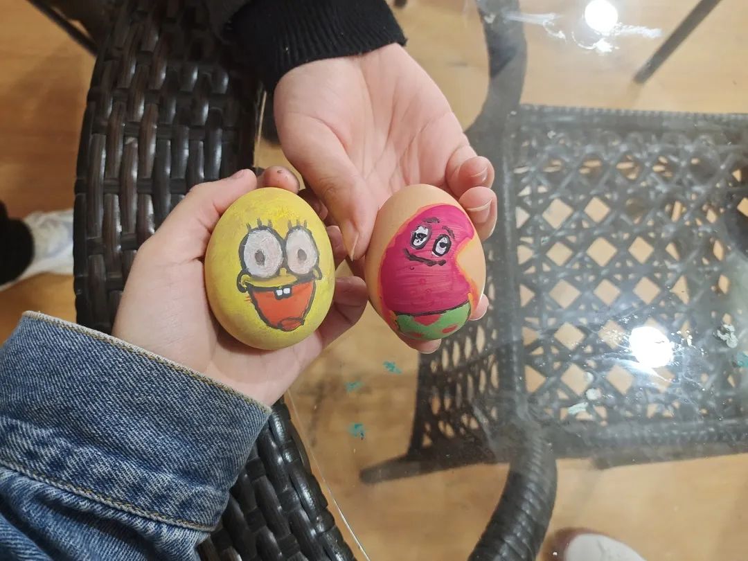 作品展示总是妙不可言从无到有的这个过程从构图到着色,蛋壳也精彩