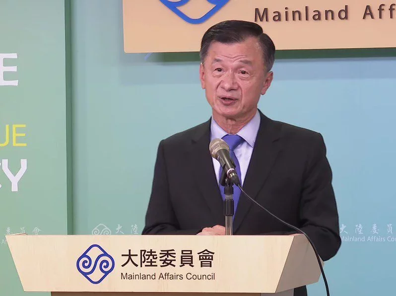 台陆委会主委邱太三资料图.(图片来源:台湾《联合报》)